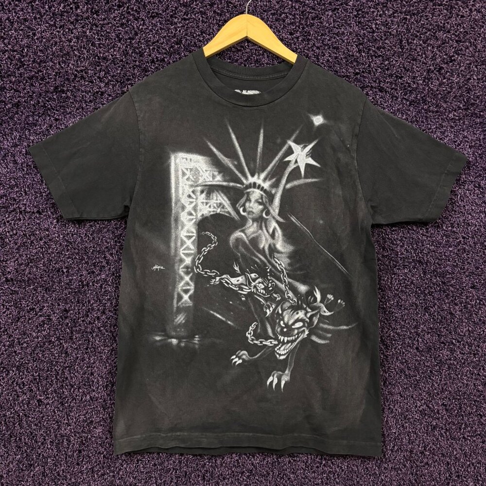 Travis Scott Lady Liberty Metlife Exclusive T-Shirt Size 2XL